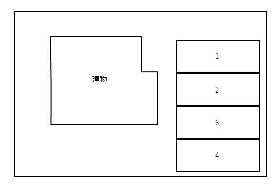 フォレストヒルズの駐車配置図