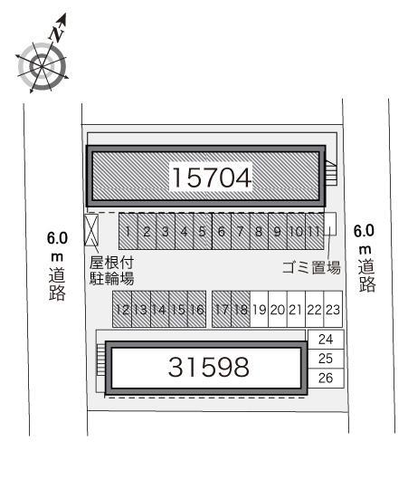 プレリュード(15704)の駐車配置図