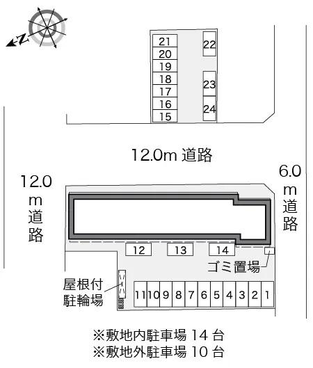 N K 2008(37593) 敷地外駐車場の駐車配置図