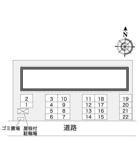 マリーゴールド(39860)の駐車配置図