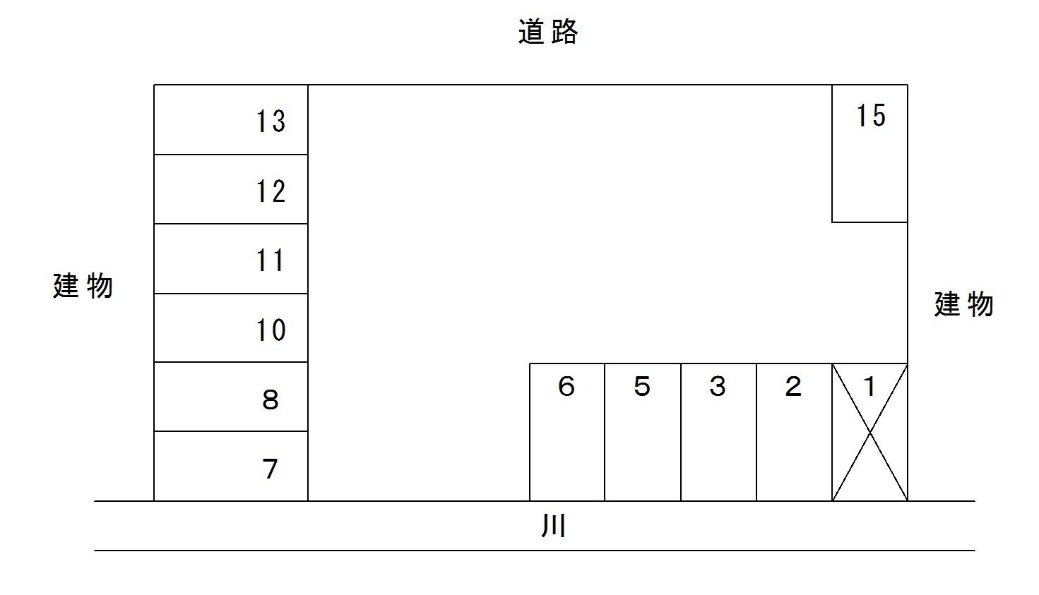 NKパーキングの駐車配置図