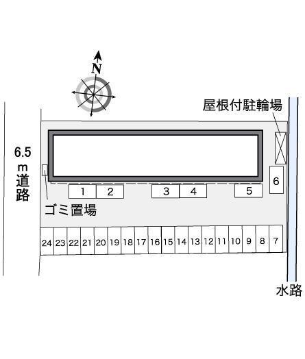 オーブ(37036)の駐車配置図