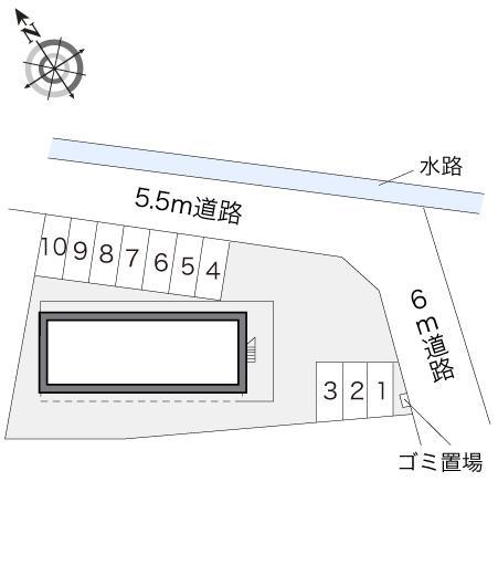 STELLA(11058)の駐車配置図