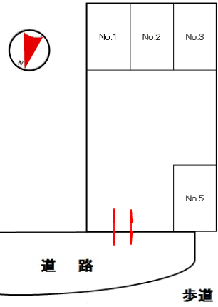 すえひろパーク桜木町1丁目の駐車配置図