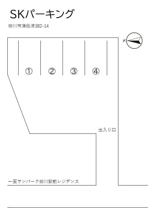 SKパーキングの駐車配置図