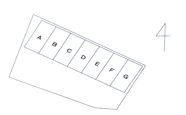 ヤマダ駐車場の駐車配置図