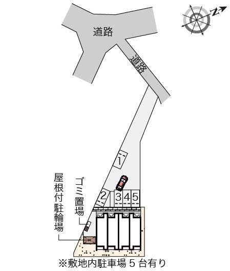 クレイノコンフォータブル加東(56566)の駐車配置図