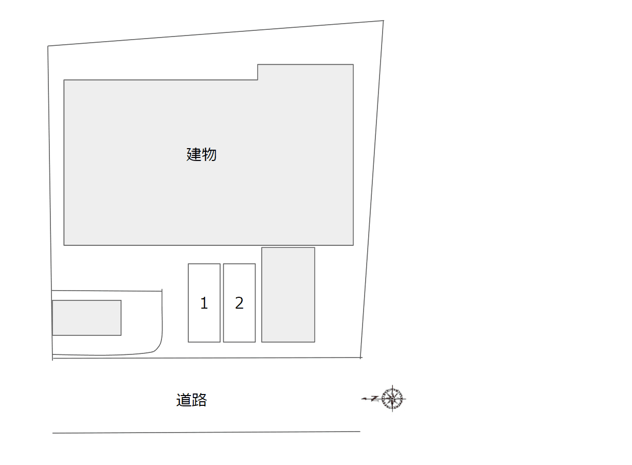 シャンブルの駐車配置図