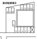 新井駐車場Ⅱの駐車場
