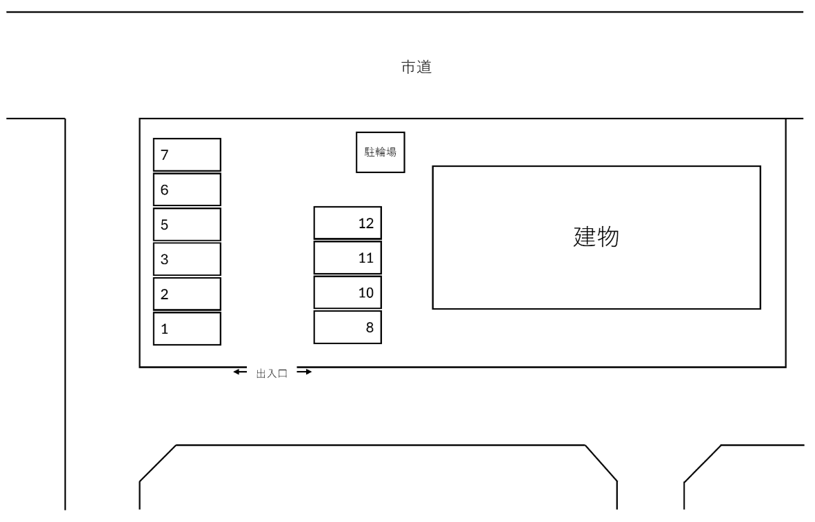 GRAND-style別駐車場の駐車配置図