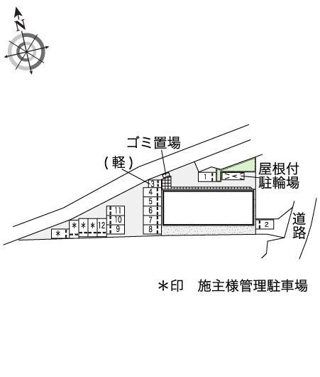 MT 西原(47245)の駐車配置図
