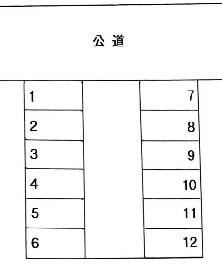 スマイルパーク中町115の駐車配置図