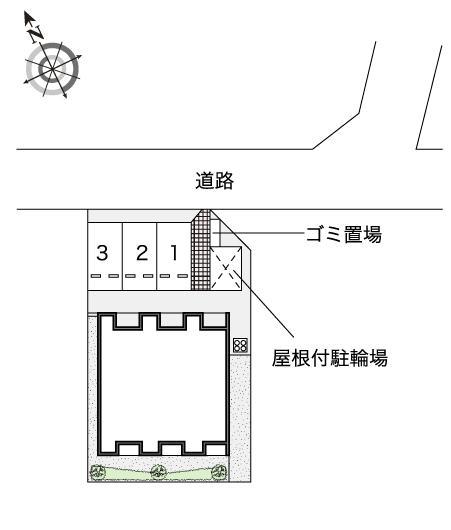 袖広(52759)の駐車配置図