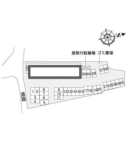 ルアラルあづみ野(36752)の駐車配置図
