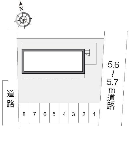 B・P246B館(14755)の駐車配置図