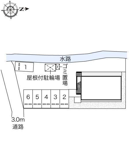 コンセール花園(45625)の駐車配置図