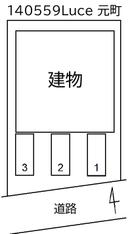 Luce 元町の駐車場