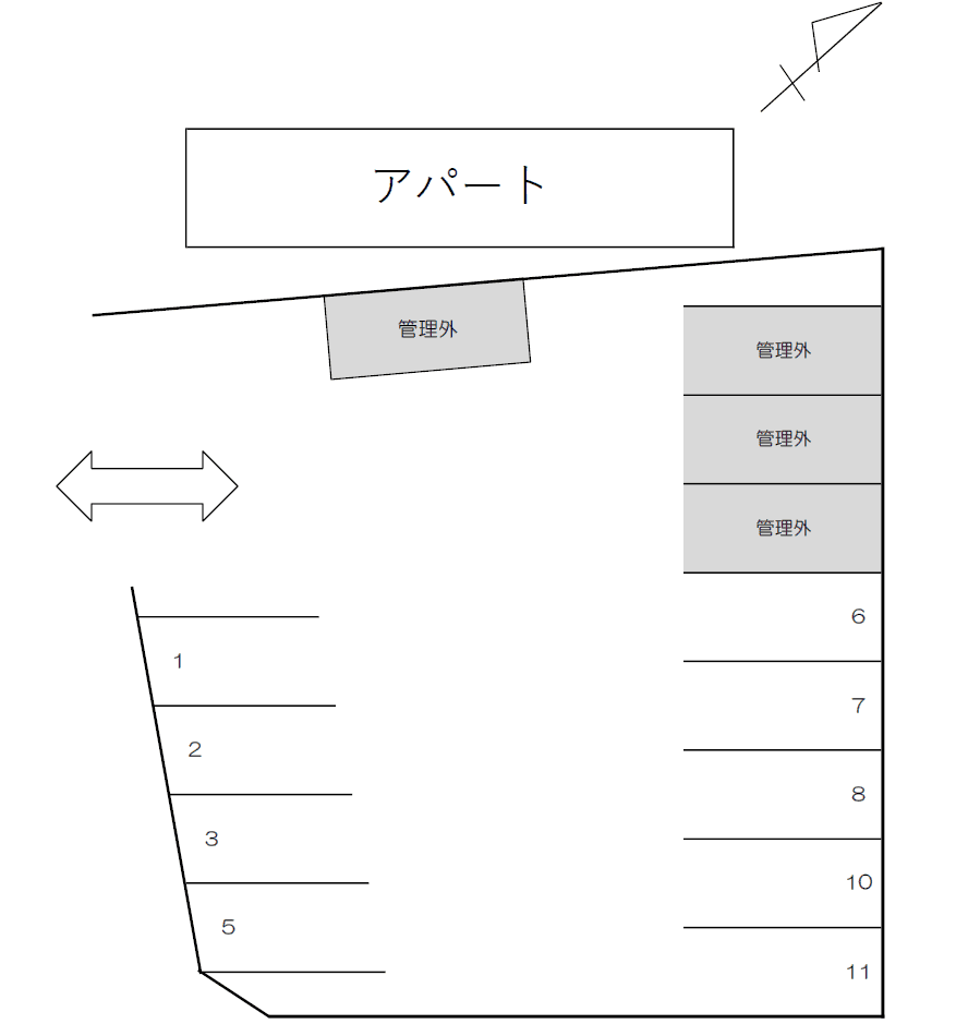 755の駐車配置図