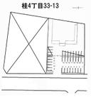 桂4丁目33-13駐車場の駐車場