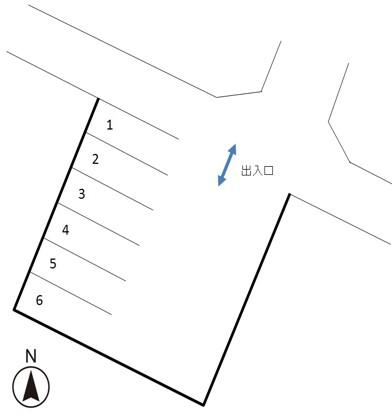 すえひろパーク銀座7丁目の駐車配置図