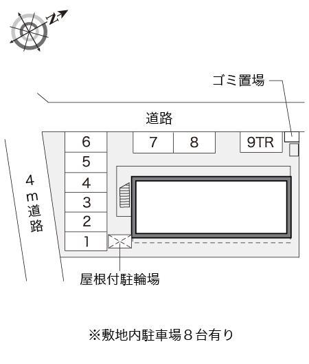 カルティエ(15612)の駐車配置図