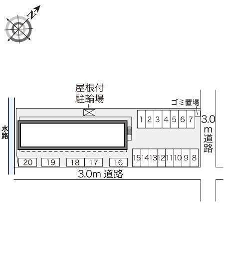 コンフォート(24509)の駐車配置図