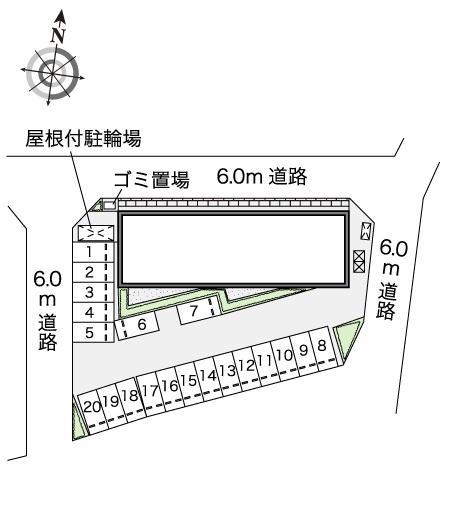 グランド(45355)の駐車配置図
