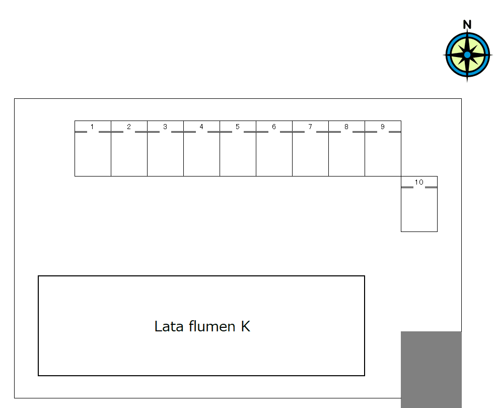 Lata flumen Kの駐車配置図