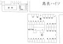 髙良ハイツの駐車場