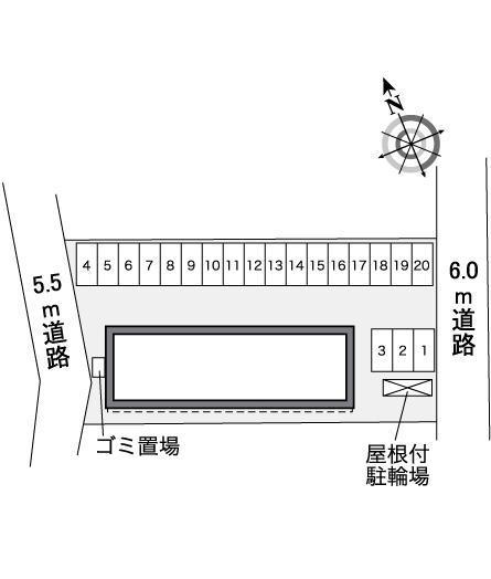菊川(35249)の駐車配置図