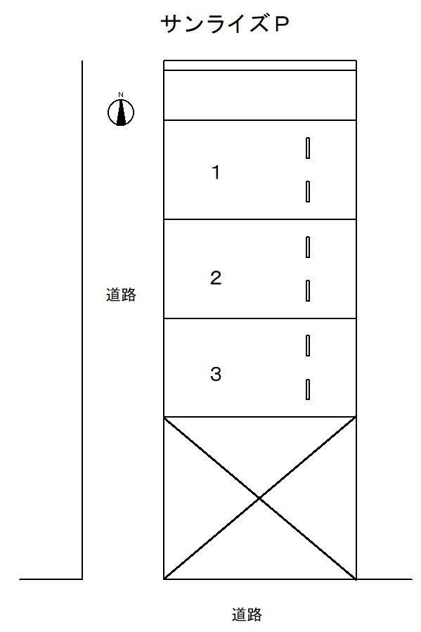 サンライズPの駐車配置図