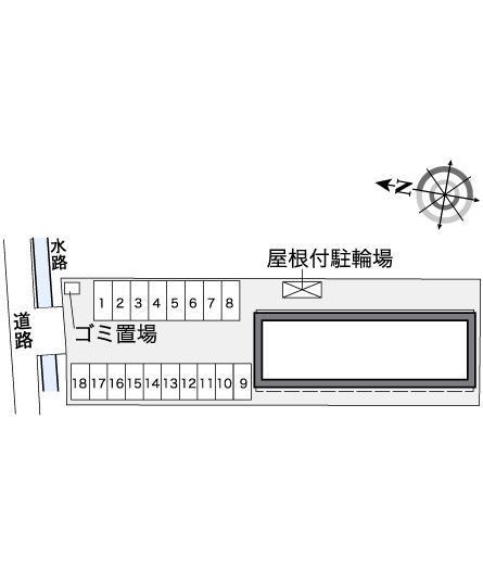 カワミナミ(35992)の駐車配置図