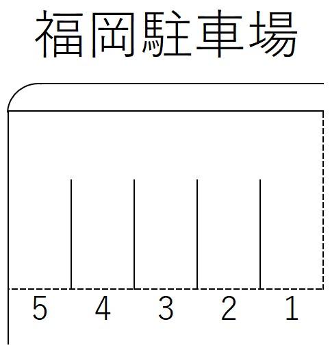 福岡駐車場の駐車配置図