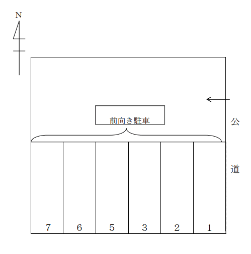 805の駐車配置図
