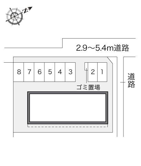 大南(14097)の駐車配置図