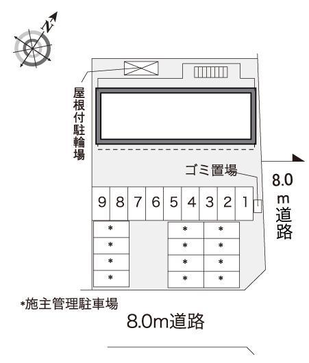 アサヒ(30920)の駐車配置図