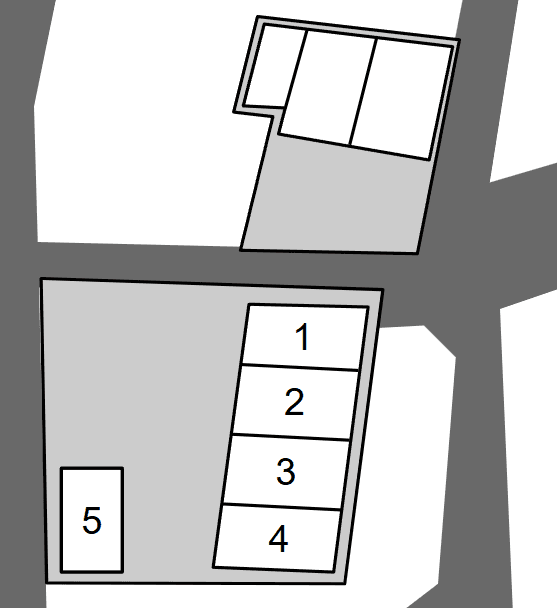 第2つぼくさパーキングの駐車配置図