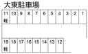 大東駐車場の駐車場
