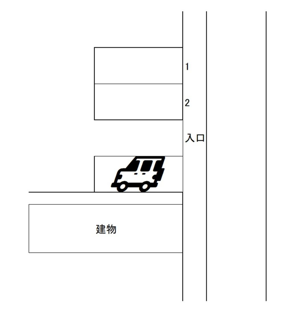 鈴木第二駐車場の駐車配置図