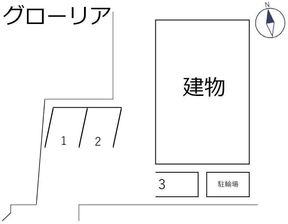 グローリアの駐車配置図