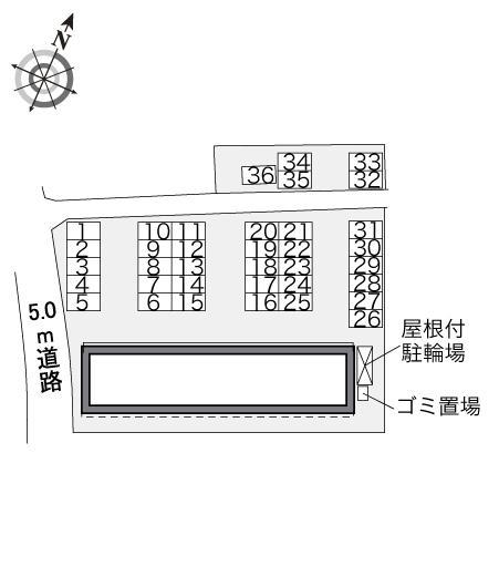 穂高(33639)の駐車配置図