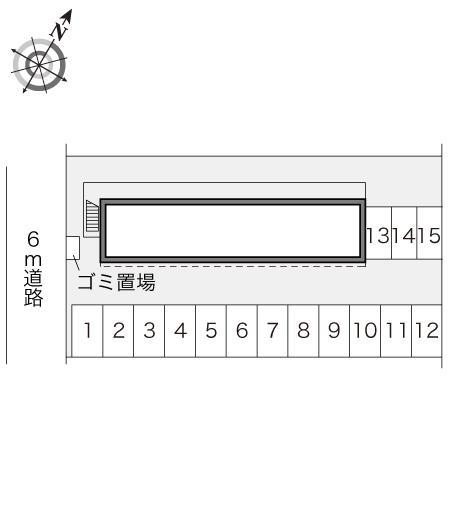 KEN(15111)の駐車配置図