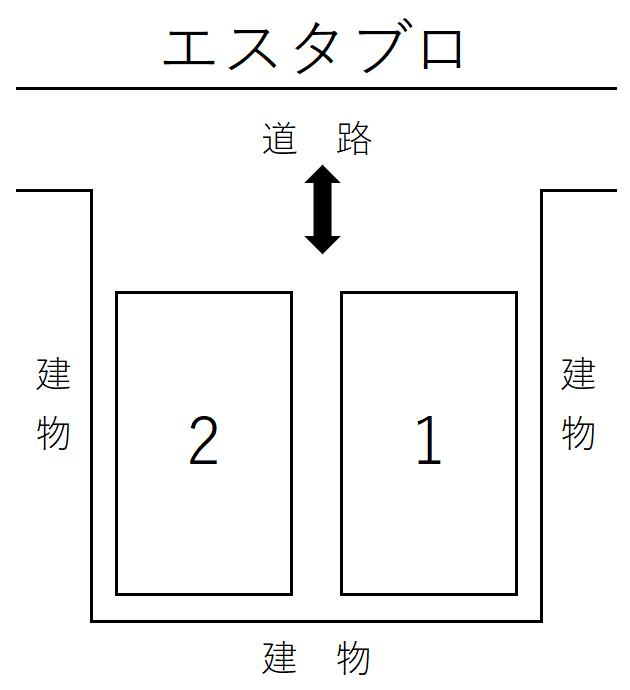 エスタブロの駐車配置図