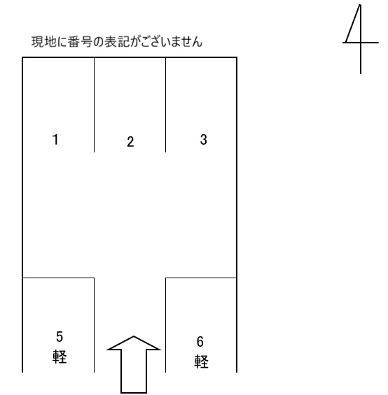 辰マルパーキングの駐車配置図