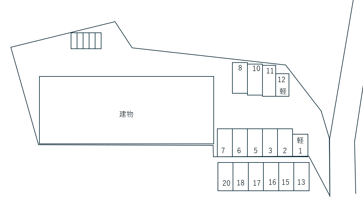 Dream Townの駐車配置図