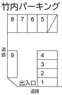 竹内パーキングの駐車場