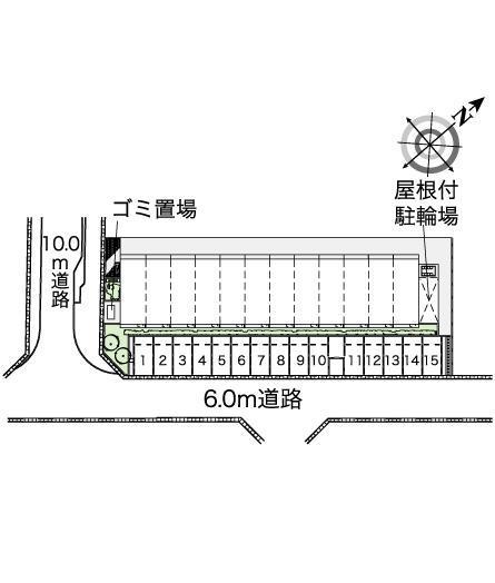 白帆台(44138)の駐車配置図