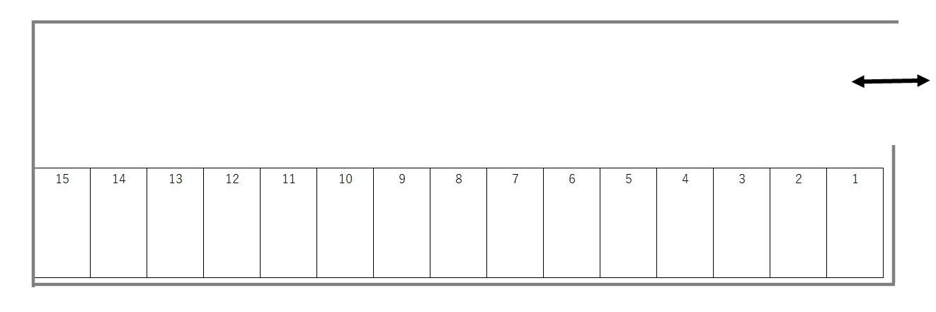 すえひろパーク上野台の駐車配置図