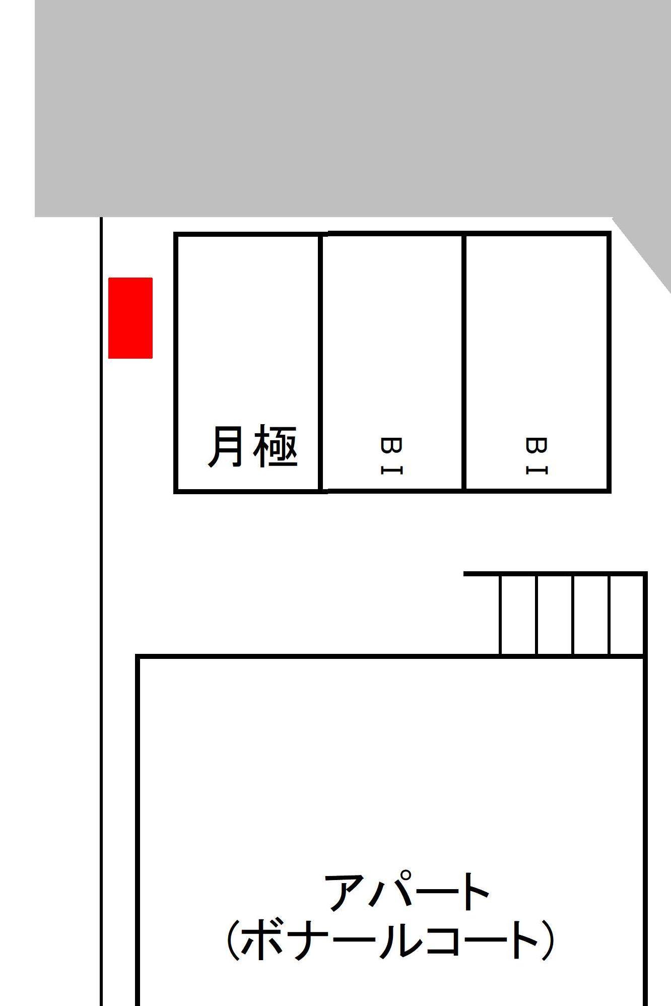 ボナールコート月極駐車場の駐車配置図