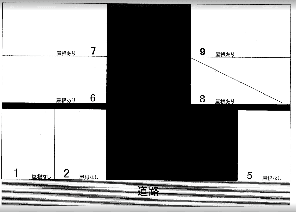 下村パーキングの駐車配置図